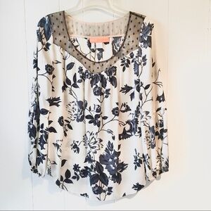 5 for $30 Cynthia Steffe Floral Long Sleeve Blouse